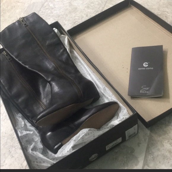 Corso Como wedge riding boots - Picture 1 of 7